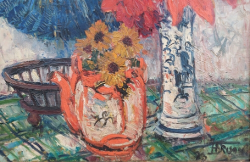 Schiulderij van Jehan Frison Bloemenstilleven