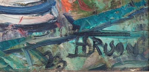 Post-Impressionistisch schilderij van Jehan Frison kopen uit 1923