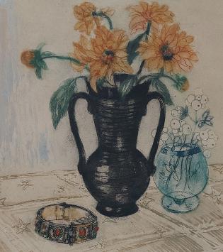 Een ets van de kunstenaar, etser Jehan Frison