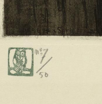 Ets van de Belgische etser Jehan Frison