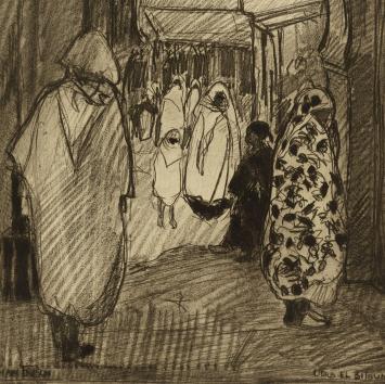 Een ets van de kunstenaar, etser Jehan Frison