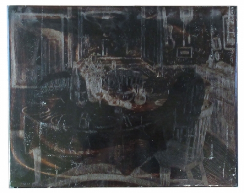 Etch by Jehan Frison Belgian artist