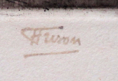 Ets + Etsplaat Keukeninterieur 1921