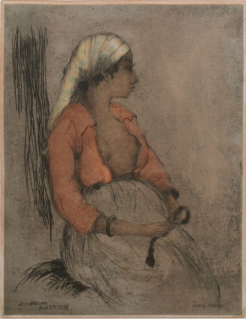 Ets van de Belgische kunstenaar Jehan Frison