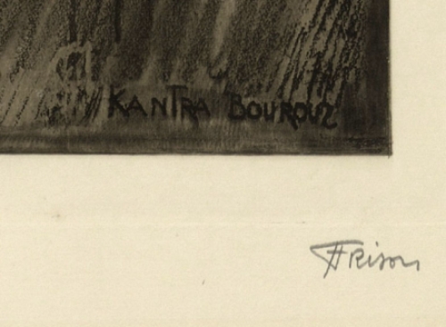 Een ets  van Jehan Frison kopen