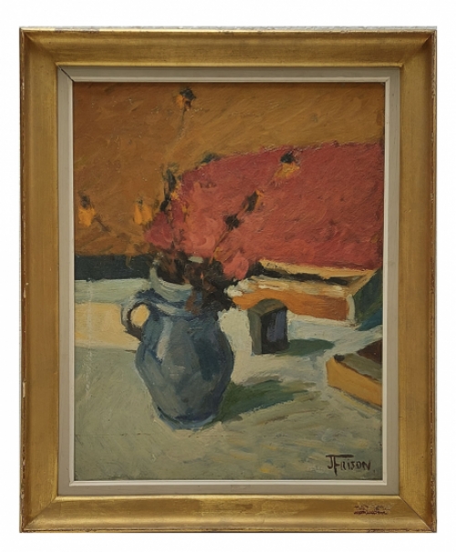 Schilderij van Belgische schilder Jehan Frison