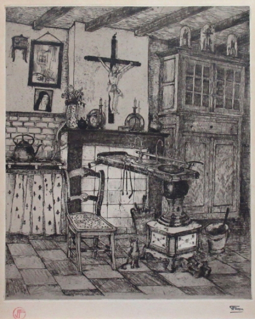 Ets Keukeninterieur door Jehan Frison