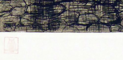 Belgian artist Jehan Frison Etch