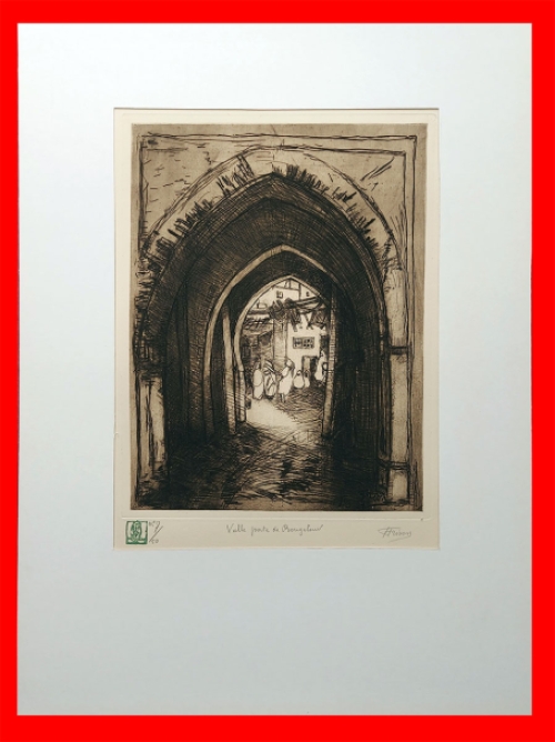 Grote ets van Jehan Frison kopen uit 1928