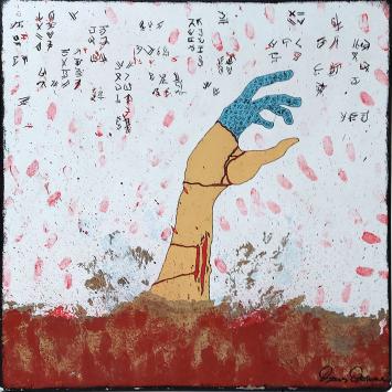 abstract expressionistisch schilderij