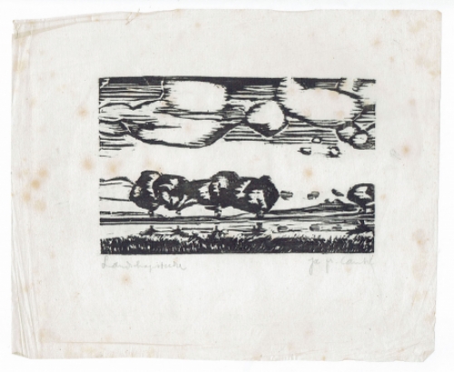 linosnede Jan Frans Cantré kopen