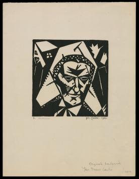 Houtsnede uit 1920 van Jan Frans Cantré kopen