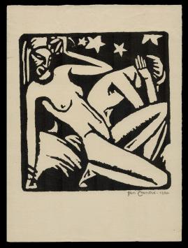 Houtsnede uit 1920 van Jan Frans Cantré kopen