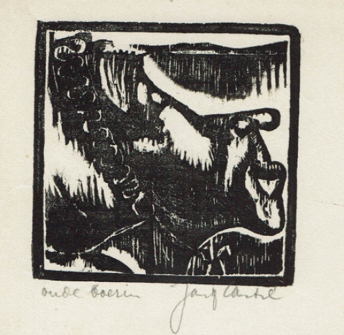 Linosnede Jan Frans Cantré kopen