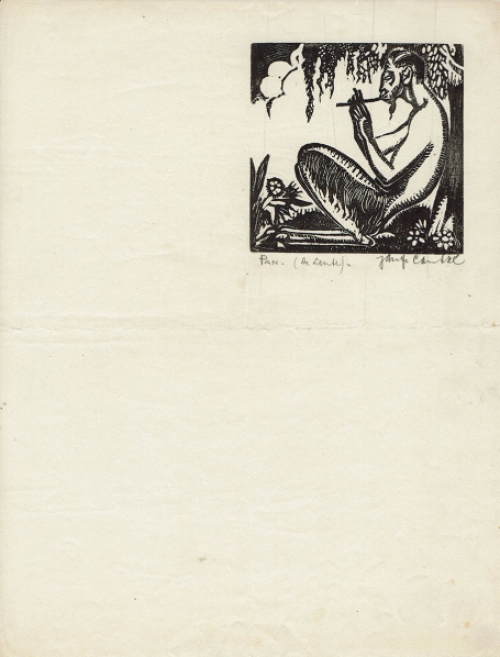 Linosnede van de Belgische kunstenaar Jan Frans Cantré kopen