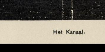 Kunstwerkje op papier van Jan Frans Cantré