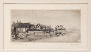 St Anneke, kunstwerkje van de Belgische graficus Jaak Gorus