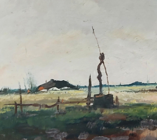 Belgische kunstenaar, kunstschilder H. J. Pauwels