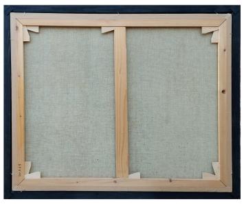 Kapelletje en eenzame boom in het sneeuwlandschap