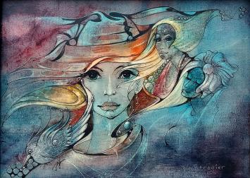 Belgische schilderes Jin Stragier