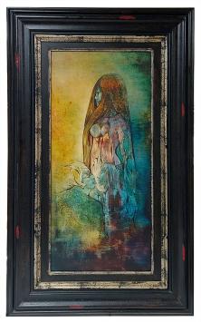 Schilderij van de kunstschilderes Jin Stragier
