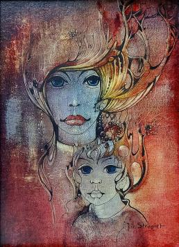 Belgische schilderes Jin Stragier