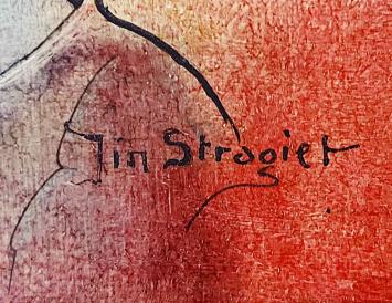 Moeder en kind met dromerige blikken