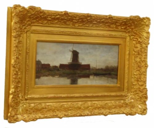 Windmolen aan aanlegsteiger