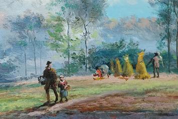 Belgische kunstenaar Jef Louis Van Leemputten