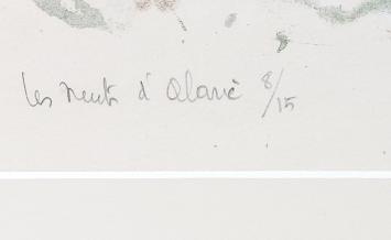 Gesigneerde litho van de Belgische kunstenaar Jules Lismonde