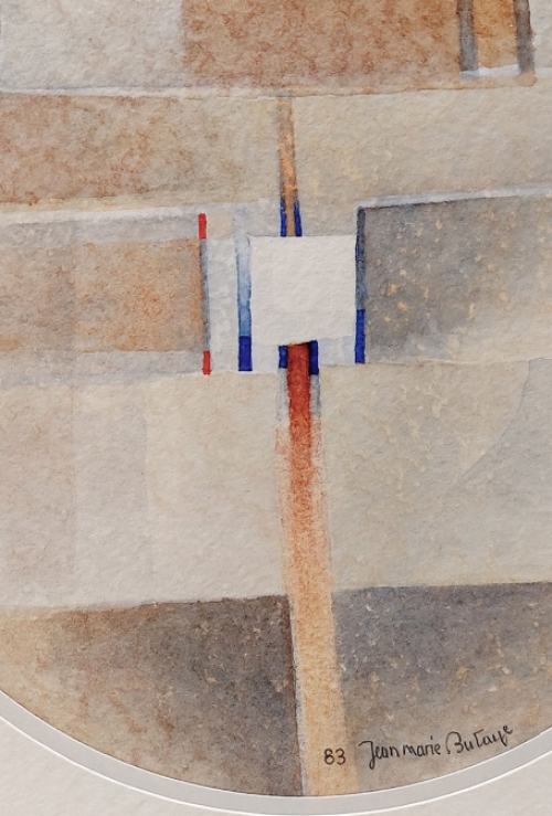 Abstract schilderij uit 1983 kopen