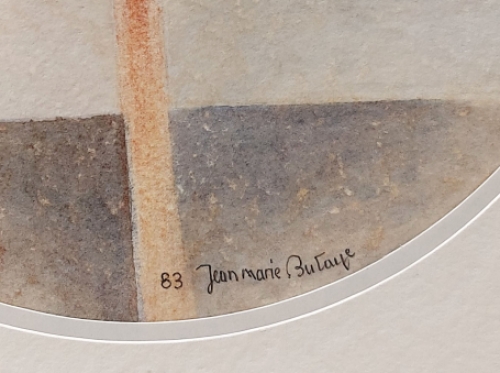 Abstracte aquarel 1983