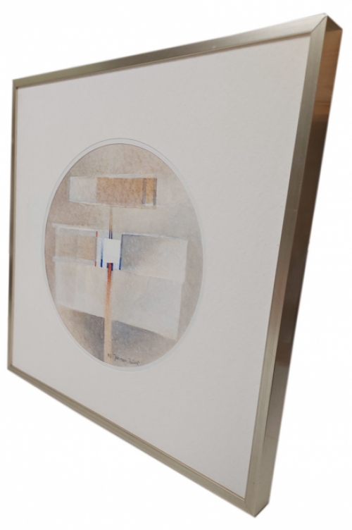 Abstracte aquarel 1983