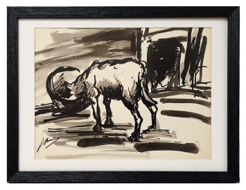 tekening van de Antwerpse tekenaar Mous kopen