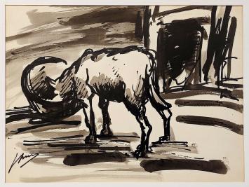 Grafisch kunstwerk van Jos Mous of Joseph Mous