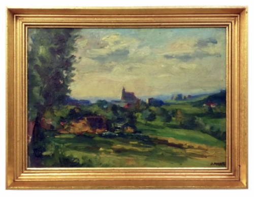 Schilderij van Joan Marti landschapje