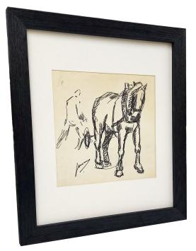 Het natiepaard aan de Antwerpse haven