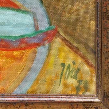 Kunstwerk  op canvas van J. Dix