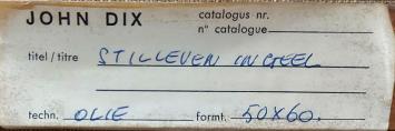 Stilleven in geel 1979