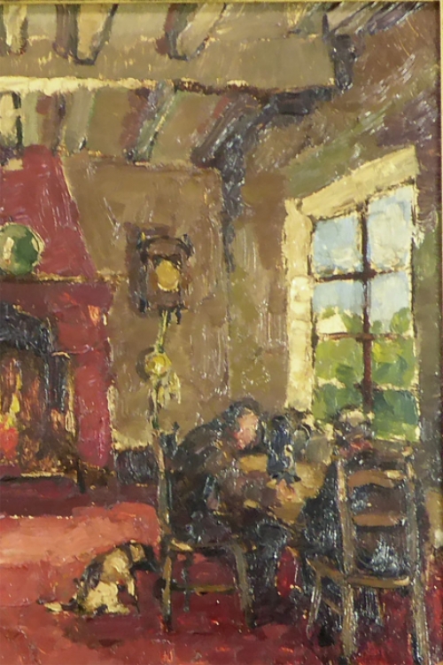 Kunstschilder John Gérard, Interieursvoorstelling