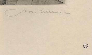 kunstwerk met verzamelstempel van Frans Leytens