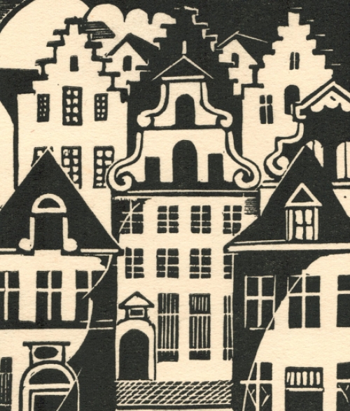 Oude gevels Antwerpen 1930