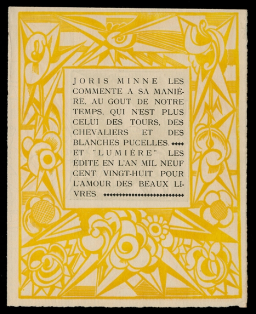 Belgische houtsnijder Joris Minne