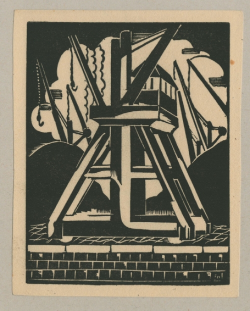 Houtsnede van Joris Minne, Kranen