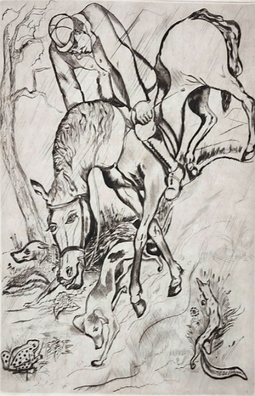 Belgian etcher with an etch