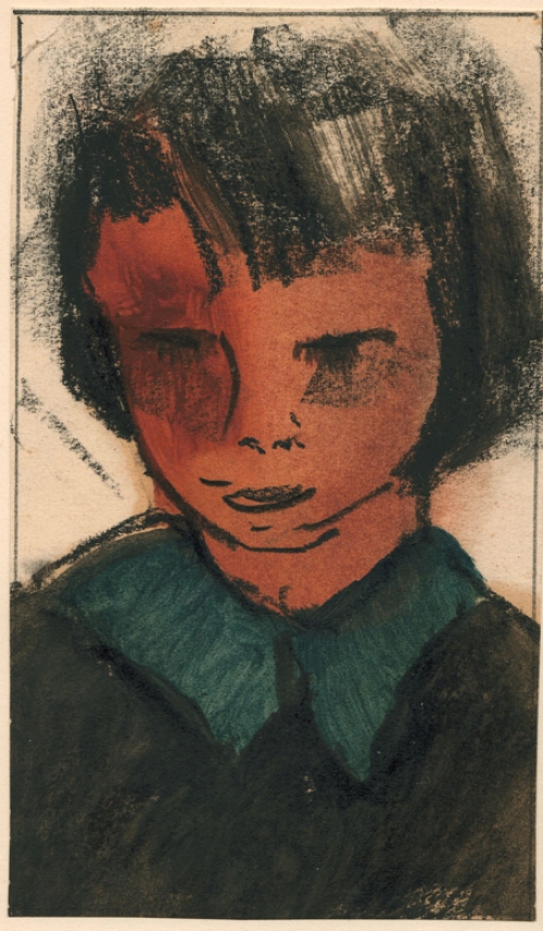 Tekening van de Belgische kunstenaar Joris Minne