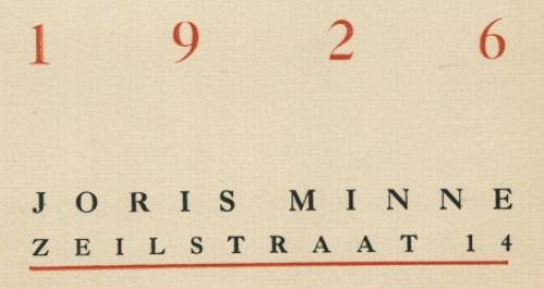 Nieuwjaarskaart 1926