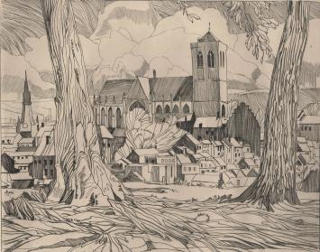 Gravure van J. Bonvoisin uit 1942