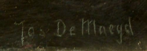 Expressionistisch schilderij van Jos De Maegd