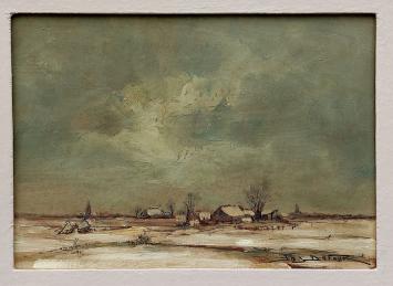 Schilderij uit 1950 van de kunstschilder Jos Dufour